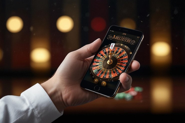 Studio dealer langsung dufan 365 dengan meja roulette dan blackjack yang disiarkan langsung
