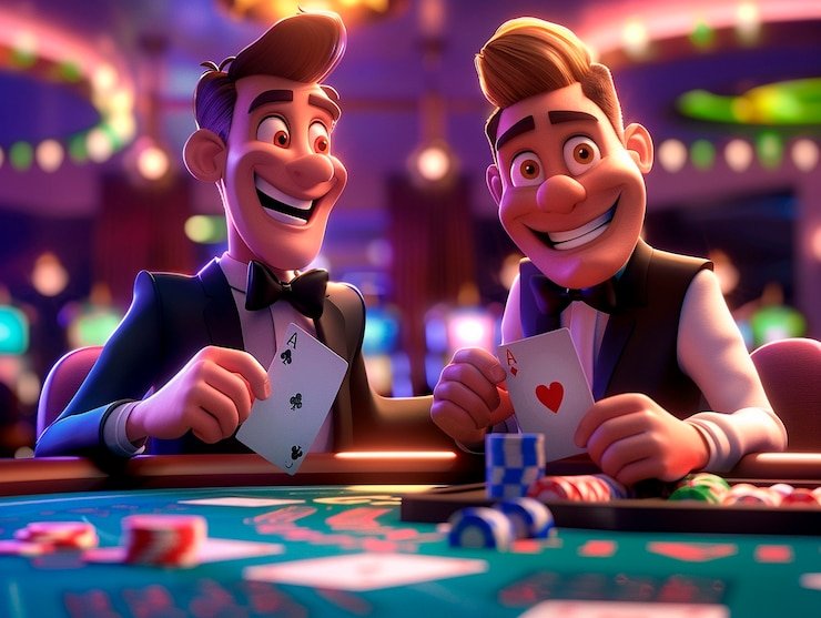 Tampilan meja Gaple Online di aplikasi dufan 365 dengan pemain dari Jakarta dan Surabaya